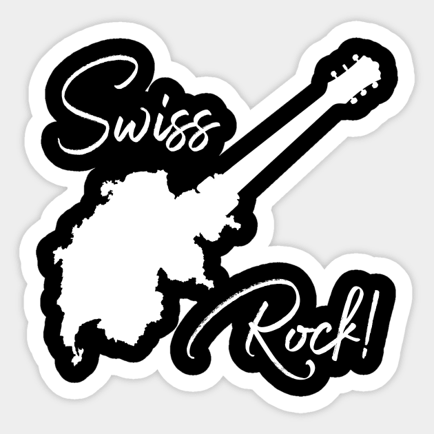 Swiss Rock! Sticker by MessageOnApparel